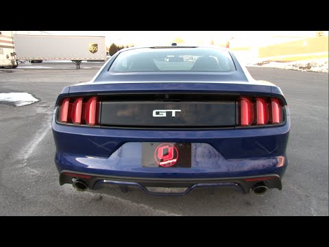 S550 Mustang GT Ford Performance Touring Axle-Back With MRT H-Pipe Sound Clips