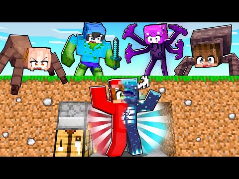 Mutant Runner vs 5 Hunters in Minecraft!