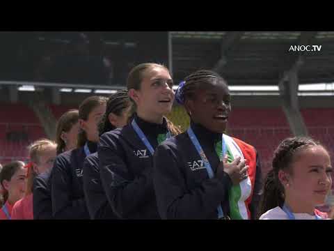 EYOF 2025 - Staffetta Svedese (100-200-300-400m) F - Doualla, Succo, Frattaroli, Castellani - Oro🥇