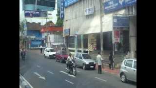 preview picture of video 'Thiruvananthapuram City Ride in an A/C Volvo LF Bus'