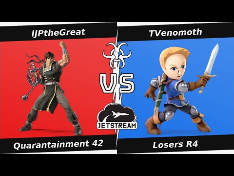 Quarantainment 42 Losers R4 - IJPtheGreat (Richter) Vs. TVenomoth (Mii SwordFighter) - SSBU