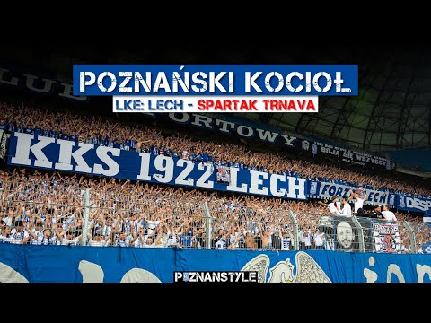 Over 30 000 Lech Poznan fans singing together during Conference League match (10.08.2023)