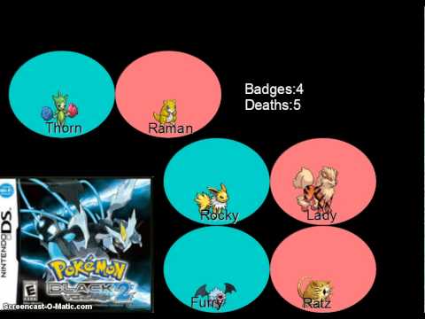 Pokemon Black 2 Wedlocke deaths
