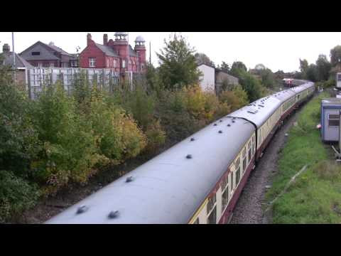 UK Railtours 'The Ferry Go Round' @ Arpley Junction 20/10/12