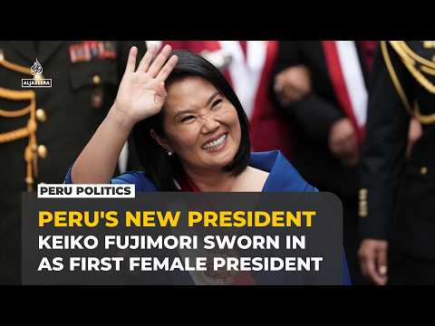 Keiko Fujimori sworn in as Peru president after narrow election win