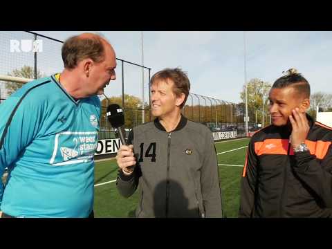 BOLLENBOFFEN 5 - Rapper Bollenbof en Pim Blokland bij FC Ijsselmonde