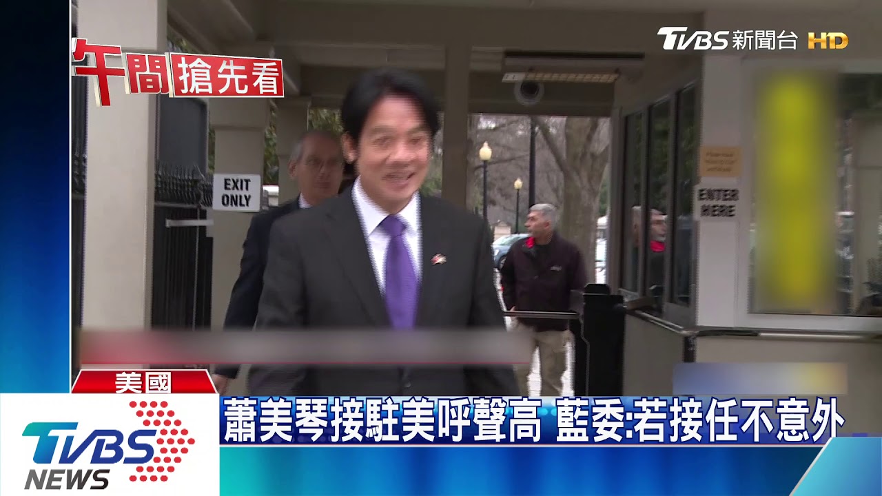 「共撐小雨傘」駐美代表高碩泰 緊黏賴清德