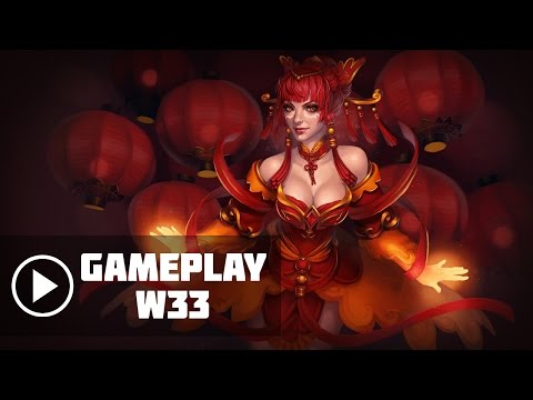 w33 (Lina) - Gameplay Dota 2