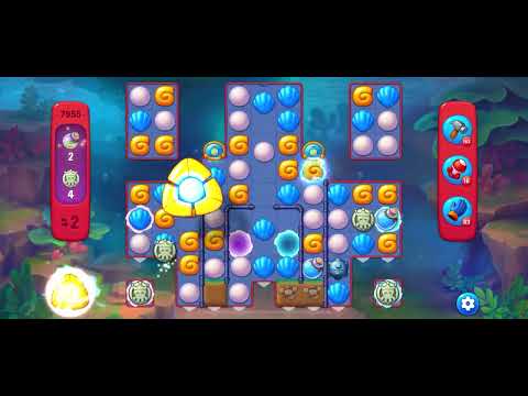 Fishdom Hard level 7955 no boosters フィッシュダム