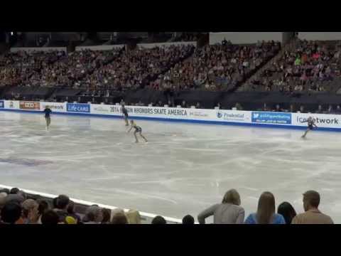 2014.10.26 - Skate America Ladies Figure Skating Warm Up