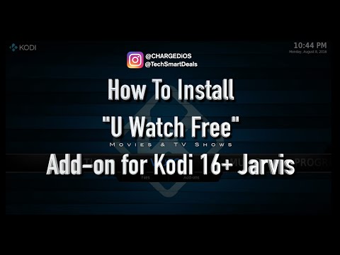 How to install U WATCH FREE Video Add-on for KODI -- Movies & TV Shows