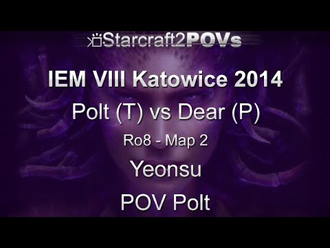 SC2 HotS - IEM VIII Katowice 2014 - Polt vs Dear - Ro8 - Map 2 - Yeonsu - Polt