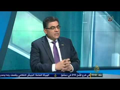 مقابلة مع رئيس الحكومة المؤقتة السيد غسان هيتو على قناة الجزيرة