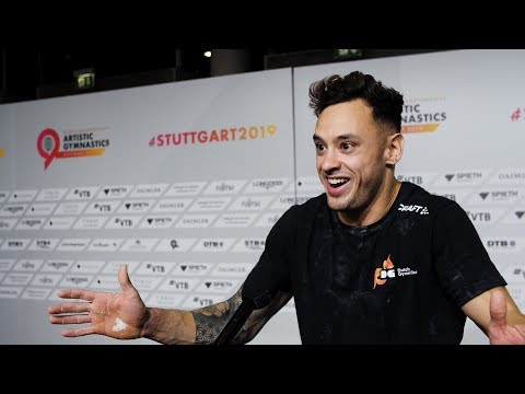 Bart Deurloo (NED) Interview 2019 Worlds Stuttgart - Podium Training