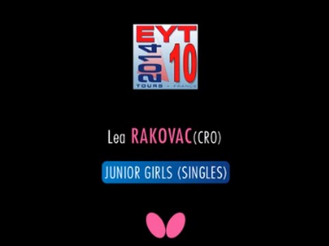 Lea RAKOVAC - Europe Youth Top 10, Tours 2014