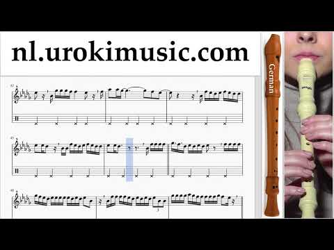 Blokfluit Leren Spelen (G.) Ozuna - Dile Que Tu Me Quieres Tablatura Deel#2 um-i799