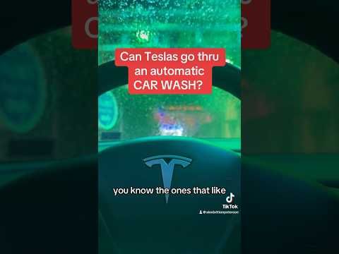 Tesla in an Automatic Car Wash?