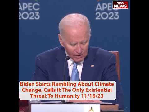Biden Late To Meeting, Half-Jogging, Kicks Press Out, Dramatically Increase Int'l Climate Financing
