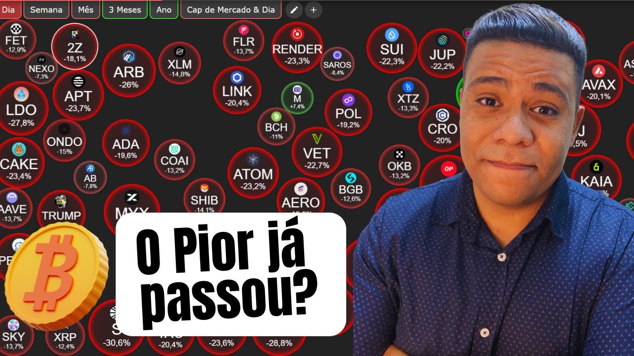 A MAIOR LIQUIDAÇÃO DA HISTÓRIA! Oportunidade ou fim da alta do Bitcoin?