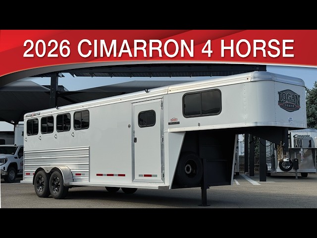 Preview image of 2026 Logan Coach 4 Horse Bullseye Gooseneck Dual Tack youtube video