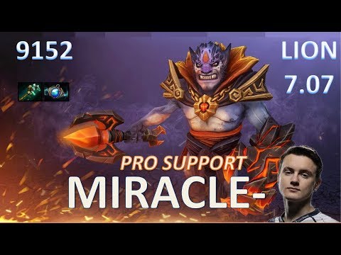 Miracle Lion [Support] 7.07 Pro Gameplay | Dota 2