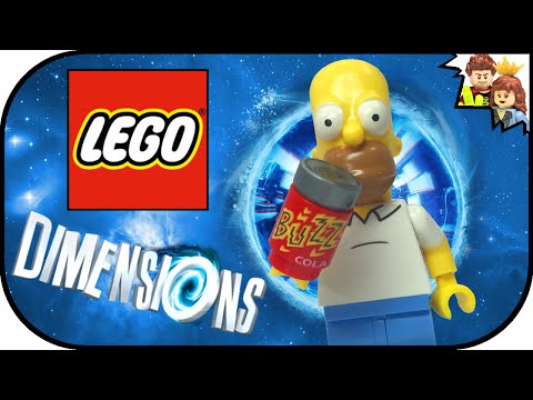 LEGO Dimensions Simpsons Level Pack 71202 BUILD & REVIEW - BrickQueen