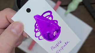 Purple Ink Review Stipula Fountain Pen Ink