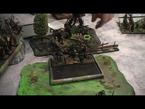 9th Age Battle Report no 184  Civil War of Sylvan Elves, Breakthrough + Counterthrust