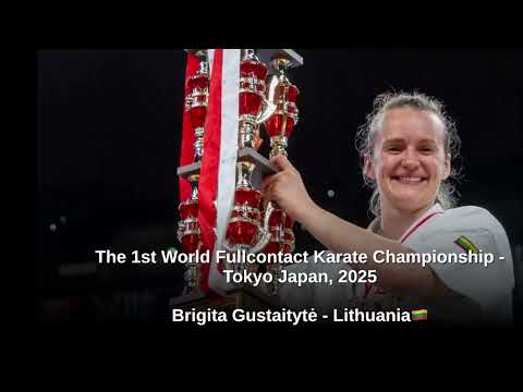 Brigita Gustaitytė - Lithuania🇱🇹 The 1st World Fullcontact Karate Championship - Tokyo Japan, 2025