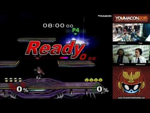 Youmacon 2015 Melee - Juggleguy vs Paper