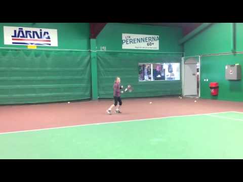 Emma Shasteen practicing