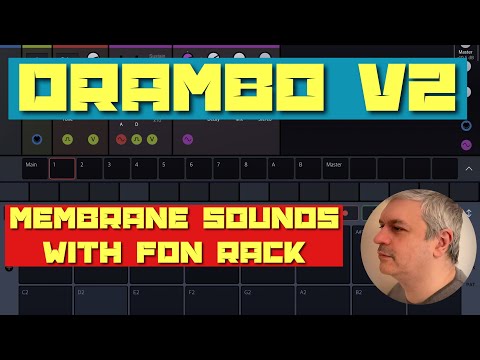 BeepStreet Drambo v2 - Demo / Tutorial 77: Great membrane sounds with FDN (Feedback Delay Network)