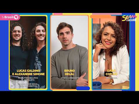 🔴 SEM CENSURA RECEBE BRUNO HELAL E LUCAS GALDINO E ALEXANDRE SIMONE