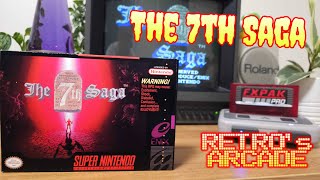 The 7th Saga on Super Nintendo played on a Sony PVM-1351Q and Super NT.  Another ☕ cozy game!