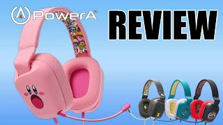 PowerA Wired Stereo Headset Nintendo Switch 2 REVIEW | Kirby, Fortnite, Pokemon, Mario Kart Editions