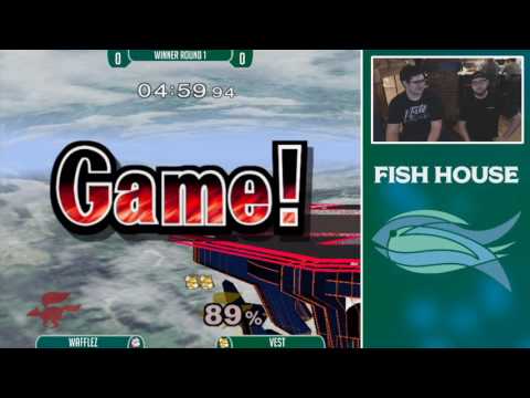 Fish House 6 SSBM - Wafflez (Fox) Vs. Vest (Fox) Winners Round 1
