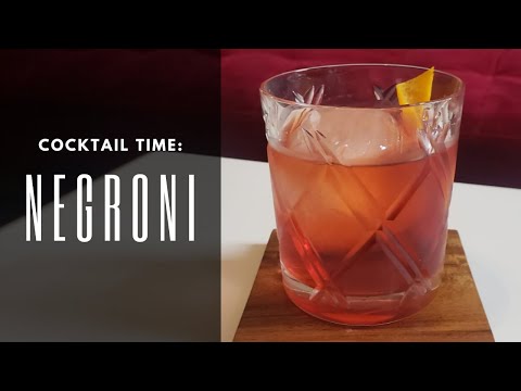 Cocktail time: the amazing classic Negroni