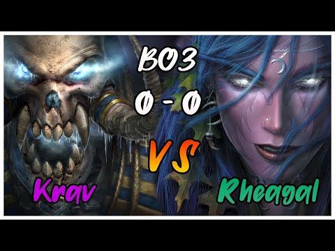 KraV vs Rheagal (NE) "BO3 - First Map" | Warcraft 3 | UD vs UD | Last Refuge