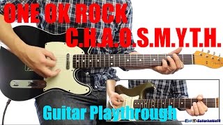Download lagu ONE OK ROCK - C.h.a.o.s.m.y.t.h. (Guitar Playthrough Cover By Guitar Junkie TV) HD mp3