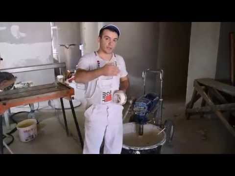 Puttying with a Graco Mark 10