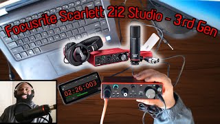 Video thumbnail for Focusrite Scarlett 2i2 Studio (3rd Gen) 🎤 | Mobile Studio Recording 🔴 | USB Audio Interface 🔥 by Nate Matthews