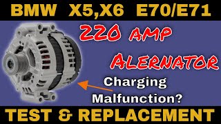 BMW X5 e70 Charging Malfunction? Alternator Test and Replacement (JOATD)