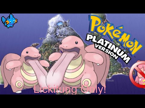 Can you beat Pokemon Platinum only using a Lickitung