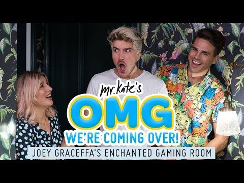 Joey Graceffa's Enchanted Gaming Room Makeover! | OMG We're Coming Over Video
