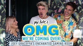 Joey Graceffa's Enchanted Gaming Room Makeover! | OMG We're Coming Over