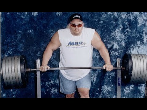 Part of a video titled The First 1000lb Bench Press - YouTube