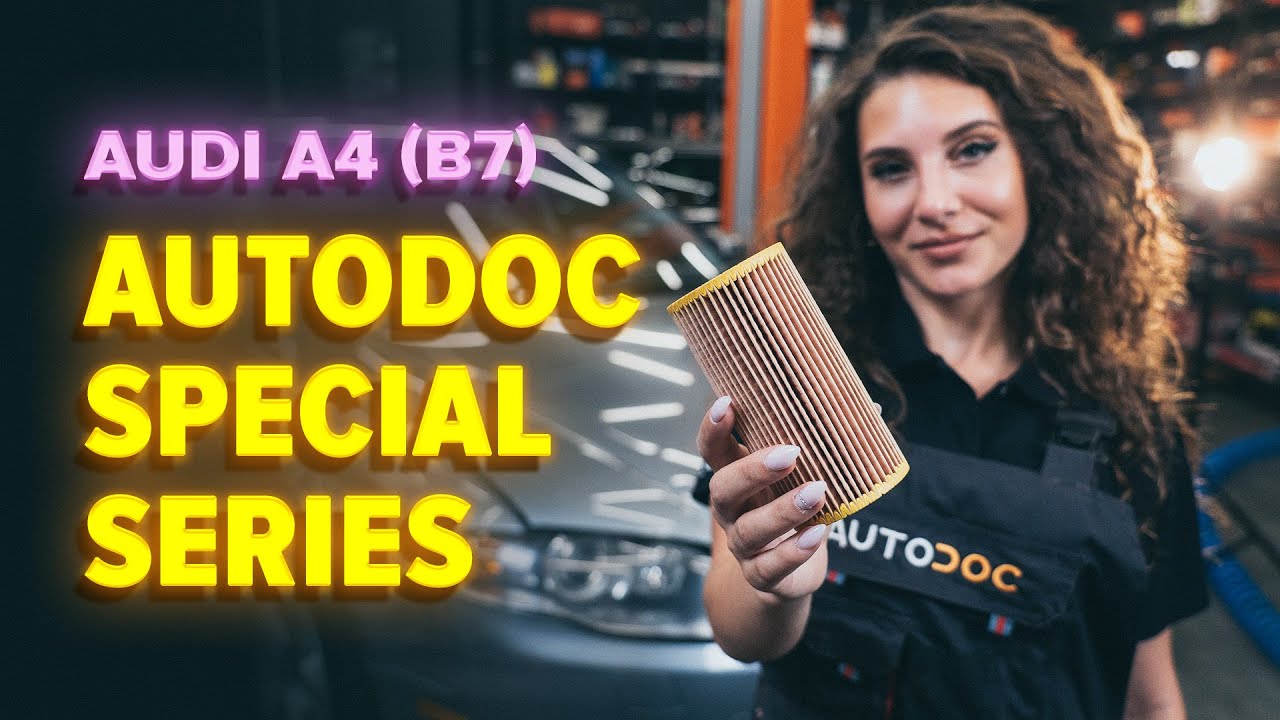 Kuidas vahetada Audi A4 B7 mootoriõli ja filtrit – õpetus