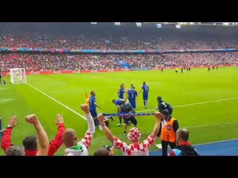 Luka Modrić goal - Croatia vs. Turkey EURO 2016 - fans perspective