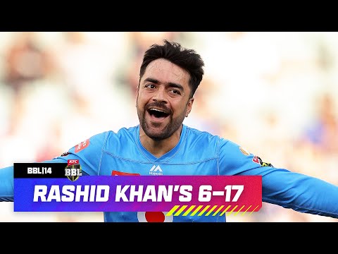Rashid Khan's Unbelievable 6-17 in 300th Game! | #BBL11