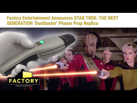 STAR TREK The Next Generation "Dustbuster" Phaser Type II Finally Gets a Prop Replica/Toy Release!